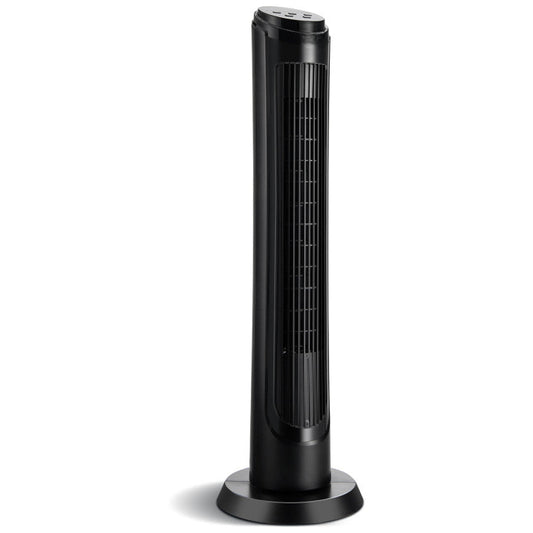 40-Inch Oscillating Tower Fan with 3 Breeze Modes and 4 Wind Speeds – Quiet Bladeless Design for Home and Office 0