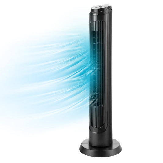 40-Inch Oscillating Tower Fan with 3 Breeze Modes and 4 Wind Speeds – Quiet Bladeless Design for Home and Office 1