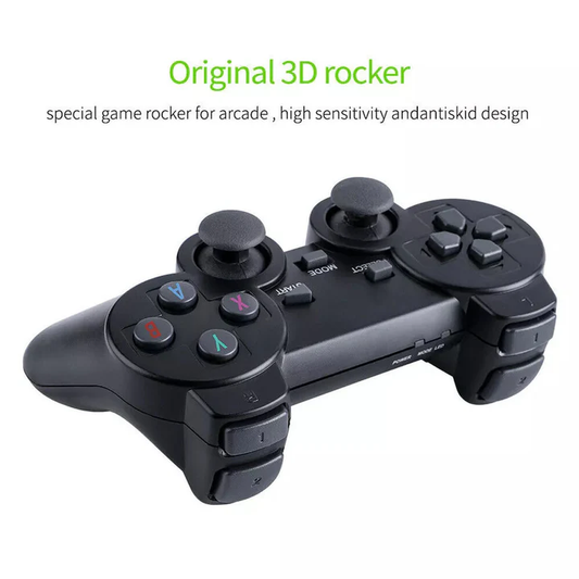 4K HDMI Game Console with 64GB Memory and 20,000+ Retro Games – Dual Wireless Controllers Included 1