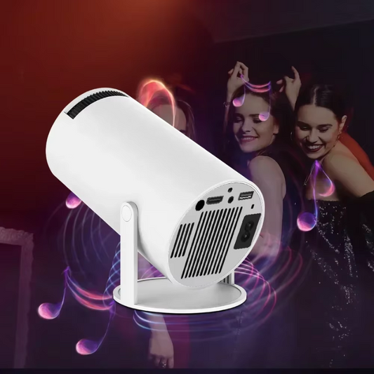 4K Home Theater Projector with Dual WiFi6 Connectivity for Gaming and Outdoor Movies 0