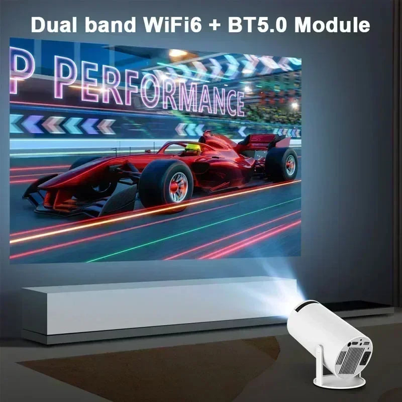 4K Home Theater Projector with Dual WiFi6 Connectivity for Gaming and Outdoor Movies 3