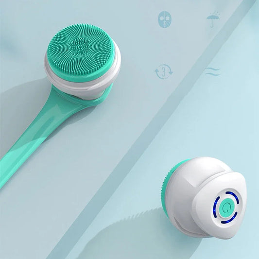 5-in-1 Electric Body Scrubber with Long Handle and 360° Rotation for Deep Cleansing 0