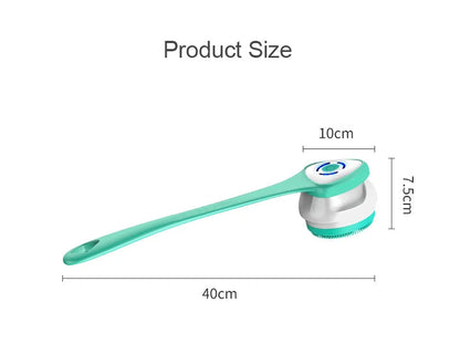 5-in-1 Electric Body Scrubber with Long Handle and 360° Rotation for Deep Cleansing 4