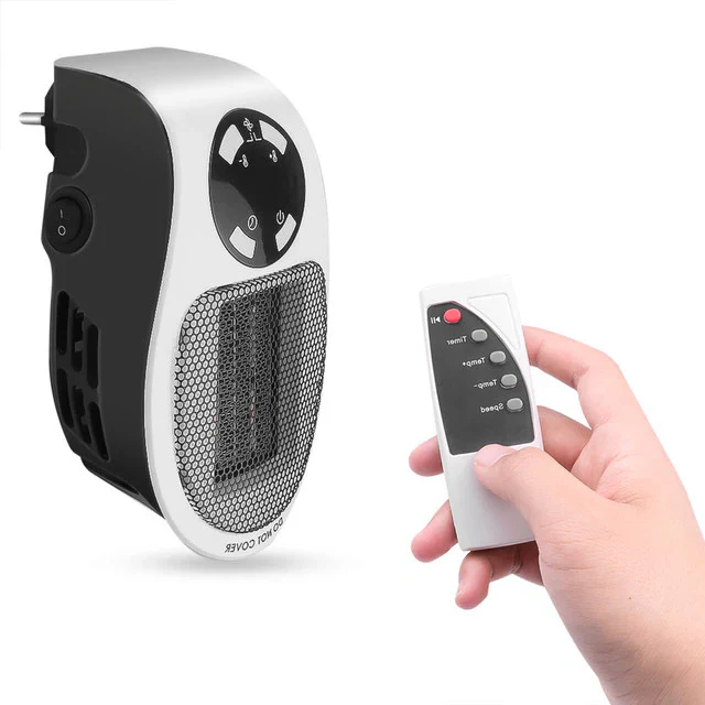 500W Compact Portable Electric Heater with Programmable Timer and Adjustable Temperature – Ideal Space Heater for Any Room 2