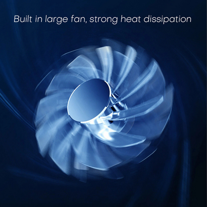 6-Fan Laptop Cooling Pad with Adjustable Speed and Ergonomic Design 5