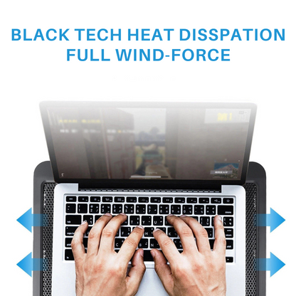 6-Fan Laptop Cooling Pad with Adjustable Speed and Ergonomic Design 7