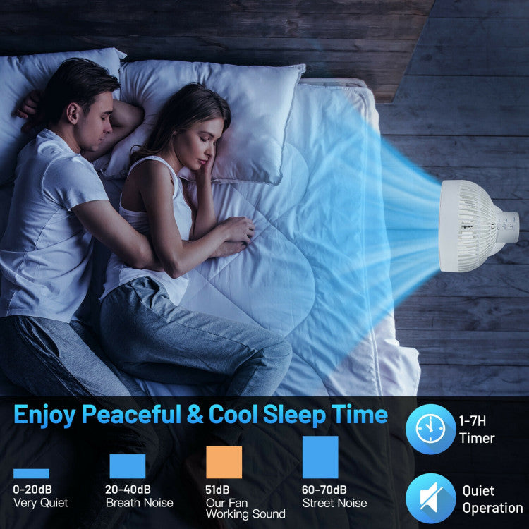 9-Inch Adjustable Standing Fan with Oscillation and Quiet Operation – Ideal for Bedrooms and Desks 5