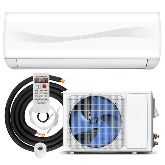 9000 BTU Ductless Mini Split AC and Heater Combo – 17 SEER2 Energy Efficient Unit for Compact Spaces 0