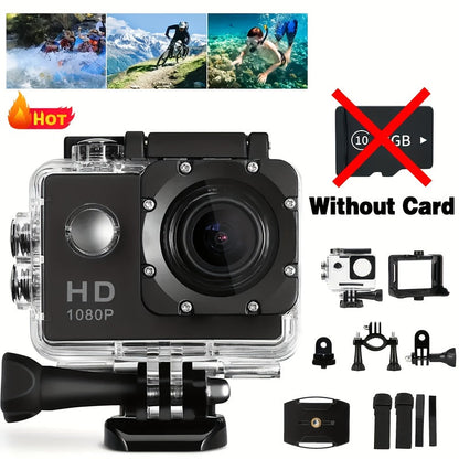 Action Camera with HD 1080P Video and 140° Wide-Angle Lens for Outdoor Adventures 4