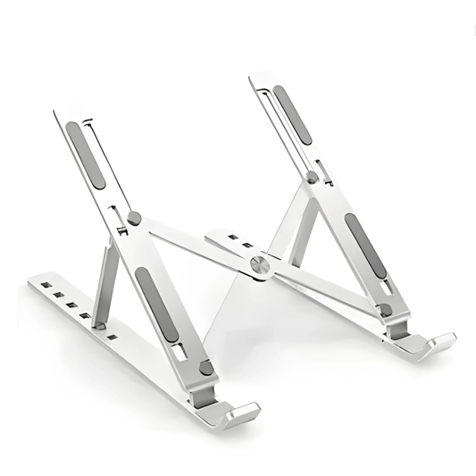Adjustable Aluminum Laptop Stand for Ergonomic Height and Cooling 0