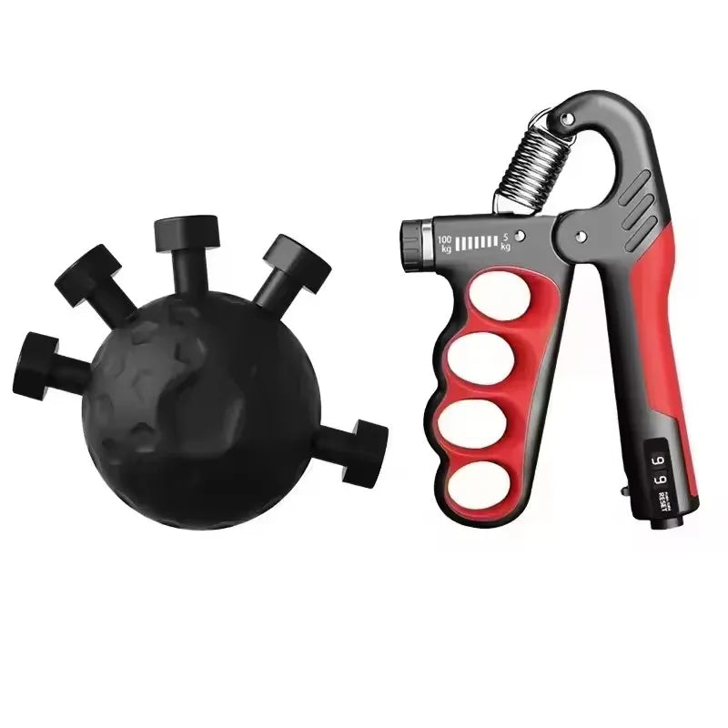 TRUZENIC Hand Grip and Finger Strengthener – Adjustable Trainer for Fitness, Rehab, and Climbing