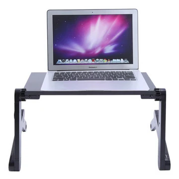 Adjustable Laptop Stand with Height Adjustment and Ventilation – Portable Desk for Home and Office 2