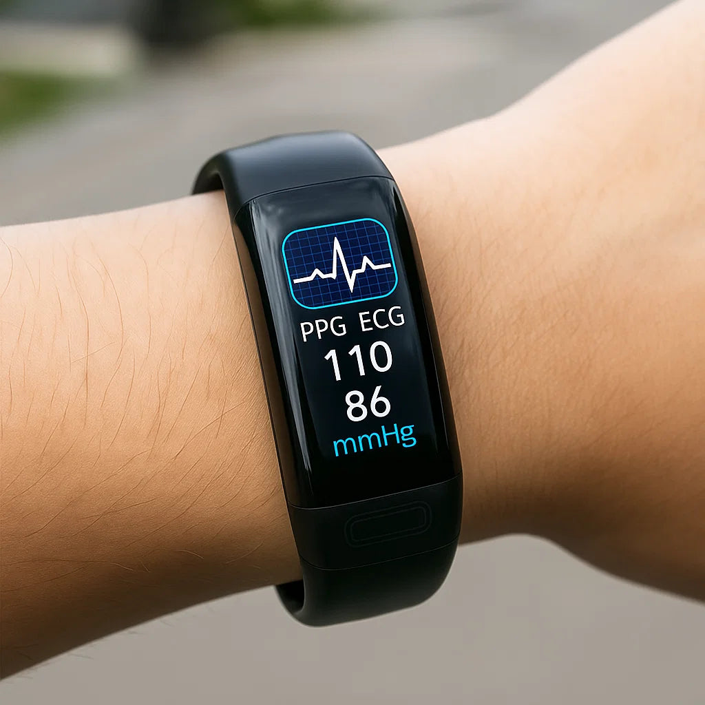 Advanced Smartwatch with ECG, Blood Pressure, and Waterproof Design – Real-Time Health Tracker with Smart Notifications 0
