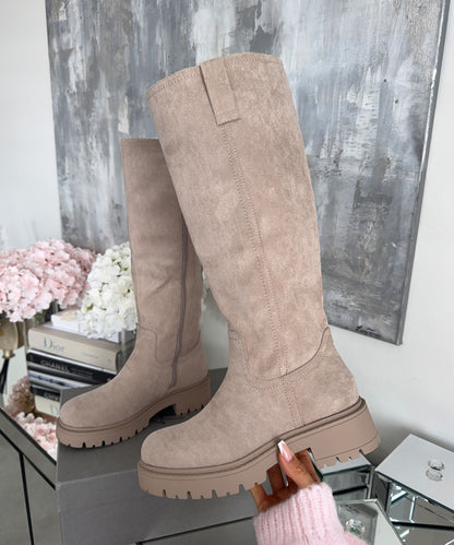 Beige Ankle Boots for Women with Cushioned Insole and Lined Interior – Stylish and Comfortable Footwear 2