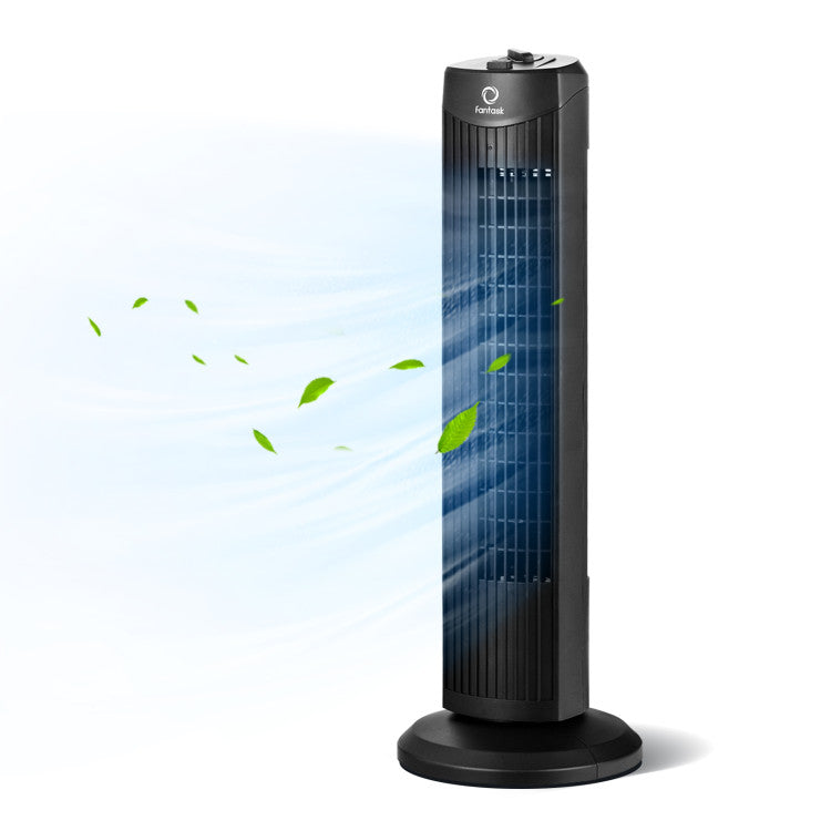 Bladeless Tower Fan – 28-Inch Ultra-Quiet Design with Oscillation and 3-Speed Settings 1