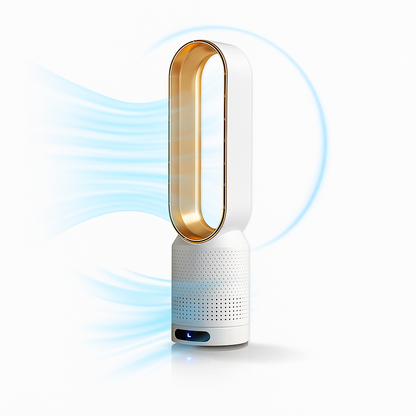 Bladeless Tower Fan with Air Purifier – 8-Speed Oscillating Air Cooler 3