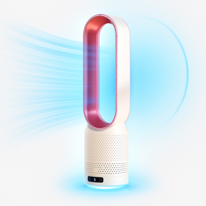 Bladeless Tower Fan with Air Purifier – 8-Speed Oscillating Air Cooler 4