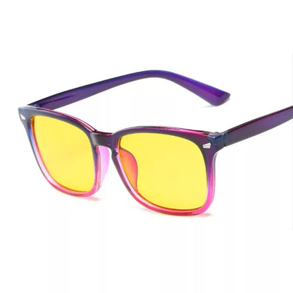 Blue Light Blocking Glasses with Stylish Square Frame – Eye Strain Relief and Sleep Improvement 3