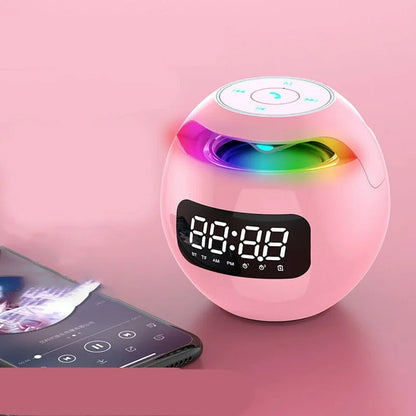 Bluetooth Alarm Clock with LED Light Show – 3-in-1 Speaker, Night Light, and Alarm 0
