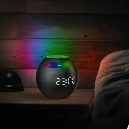 Bluetooth Alarm Clock with LED Light Show – 3-in-1 Speaker, Night Light, and Alarm 3