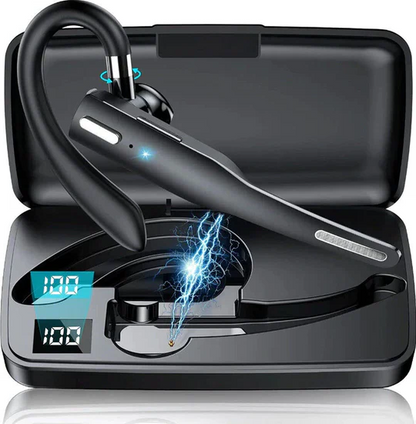 Bluetooth Headset with Noise Cancelling Mic – Ergonomic Wireless Earpiece for Clear Calls 2
