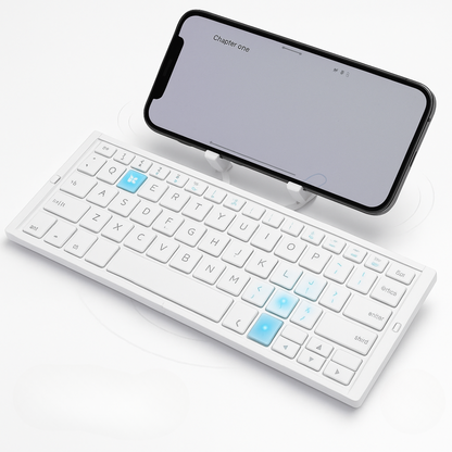 Bluetooth Keyboard with Magnetic Stand for Tablets – Portable and Universal Compatibility 8