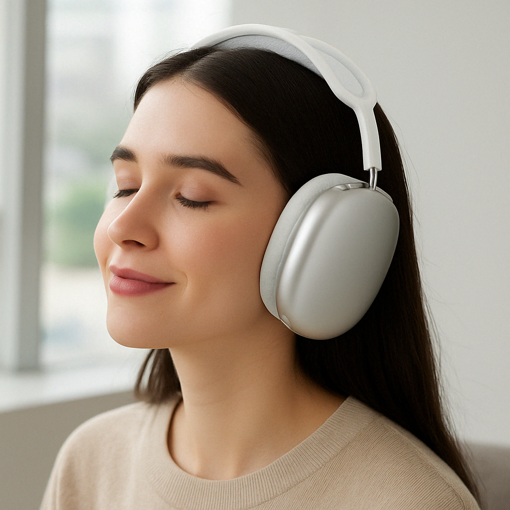 Bluetooth Noise Cancelling Over Ear Headphones with Deep Bass and Comfortable Fit 6