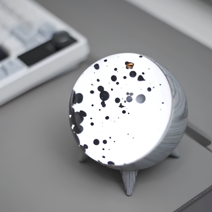 Bluetooth Visual Speaker with Sound-Reactive Ferrofluid Display and USB-C Charging – Wireless and AUX Connectivity 7