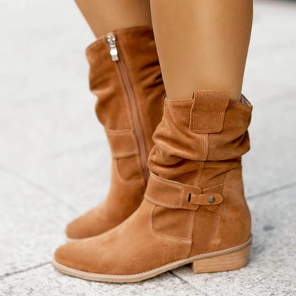 Brown Suede Ankle Boots for Women – Comfortable Everyday Booties with Timeless Style 5