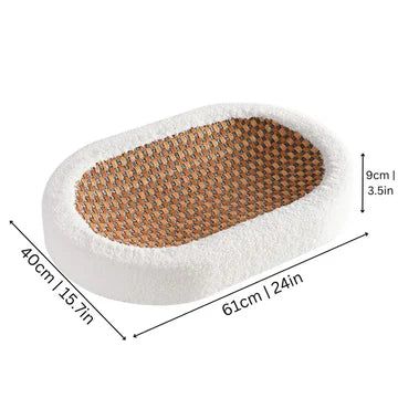 Cat Scratch Board with Comfortable Sleeping Area and Scratchable Surface – Modern Cat Furniture 1
