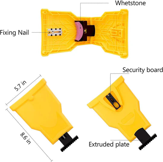 Chainsaw Teeth Sharpener with Quick Sharpening Mechanism – Compatible with 14 to 20 Chainsaw Bars 3