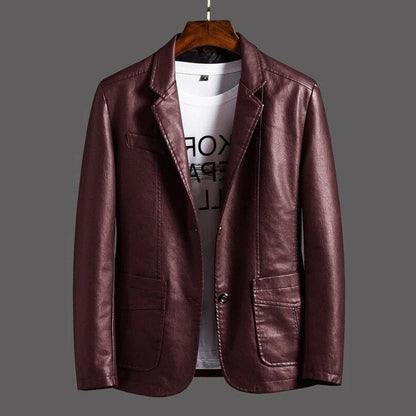 Classic Genuine Leather Jacket for Men – Timeless Style and Durable Comfort 1