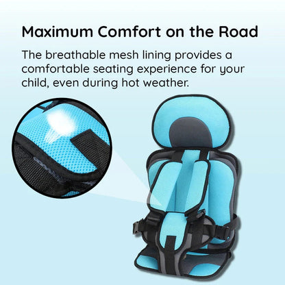 Comfortable Child Car Booster Seat for Safe Travel – Lightweight and Portable 2