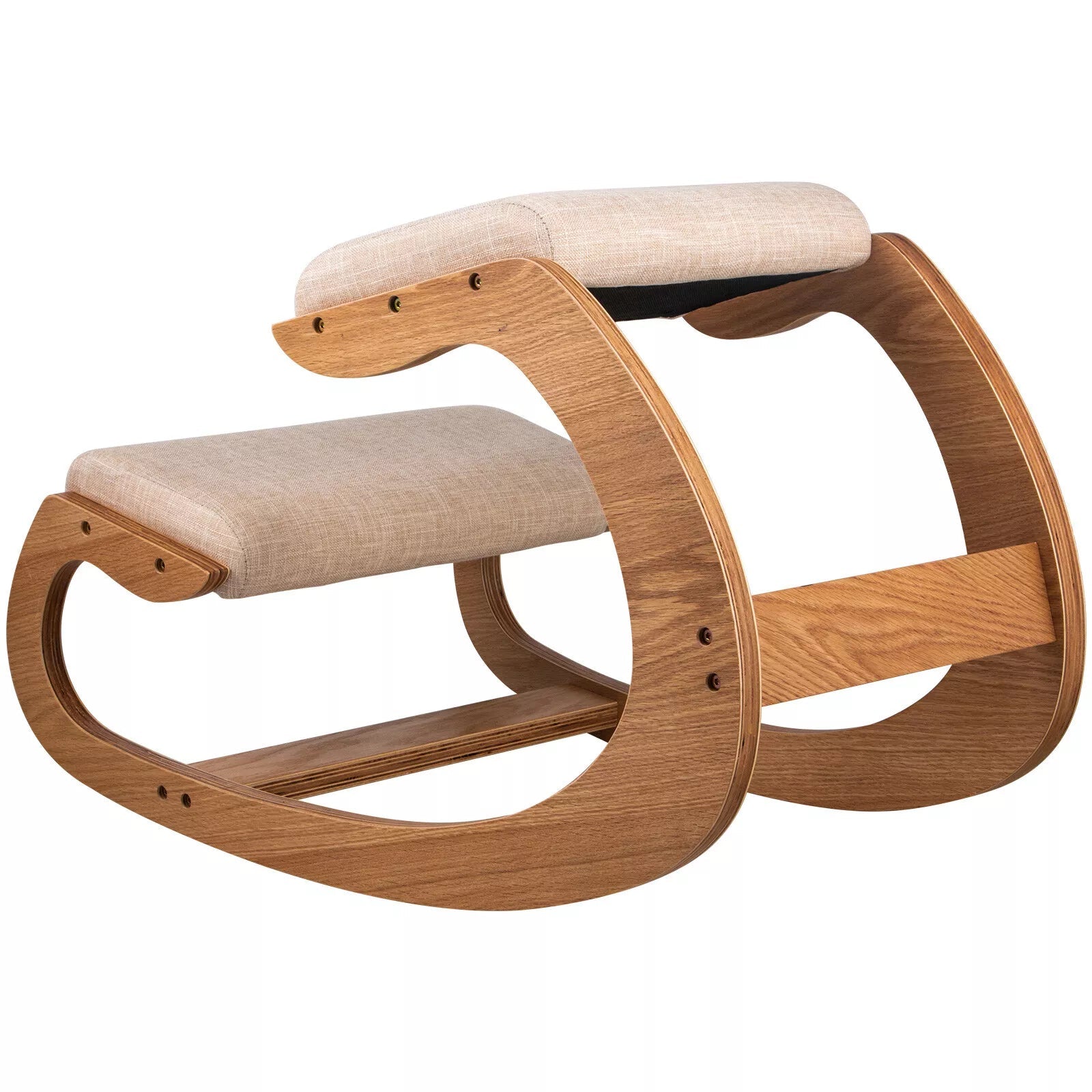 Comfortable Ergonomic Kneeling Chair with Padded Cushion for Improved Posture and Pain Relief - Adjustable Height Kneeling Desk Chair 2