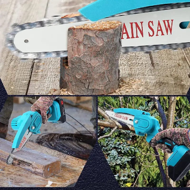 Cordless Mini Chainsaw for Garden Pruning – Lightweight, Rechargeable, and High-Performance 2