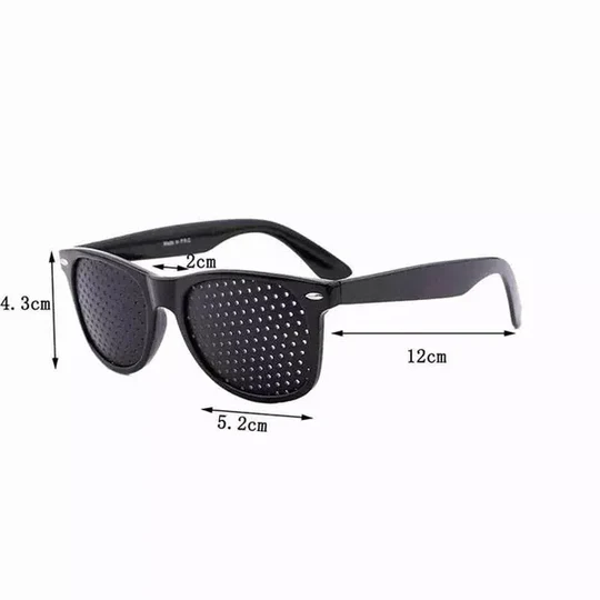 Corrective Pinhole Glasses for Vision Improvement – Lightweight PVC Design 3