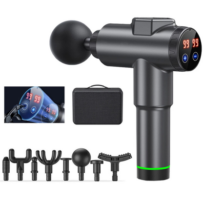 Deep Tissue Massage Gun with Multiple Speed Settings – Portable Percussion Massager for Muscle Relief and Recovery 0