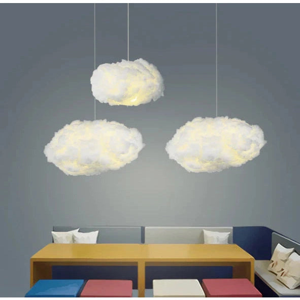Dreamy Cloud Lamp – Soft LED Ceiling Light for Bedroom and Living Room Décor, Calming Warm Glow, High-Quality Cotton Design 3
