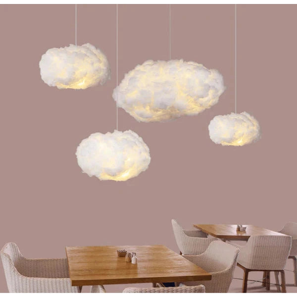 Dreamy Cloud Lamp – Soft LED Ceiling Light for Bedroom and Living Room Décor, Calming Warm Glow, High-Quality Cotton Design 4