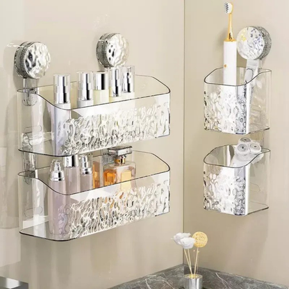 Durable Suction Bathroom Storage Shelves – Water-Resistant, Easy Installation, Space-Saving Design 5