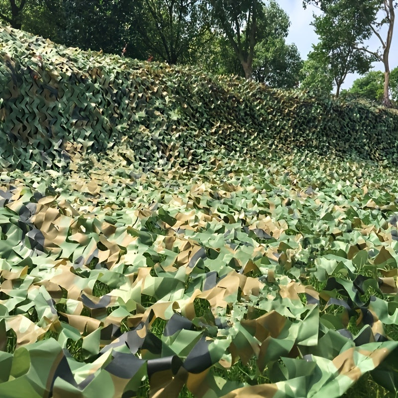 Durable Woodland Camouflage Netting for Hunting and Outdoor Use – Lightweight and Versatile 1