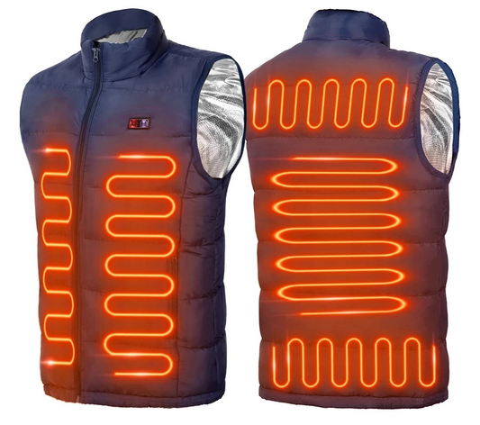 Electric Heated Jacket for Men and Women with 9 Heating Zones – Graphene USB Heating Coat for Outdoor Activities