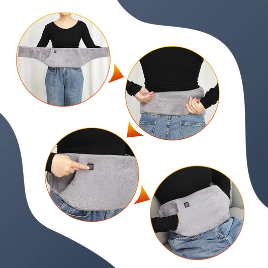 Electric Heating Belt with Intelligent Temperature Control – USB Rechargeable Waist and Hand Warmer 4