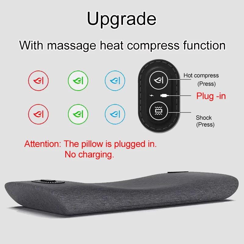Electric Massage Waist Support Pad with Heating and Vibration for Pain Relief – Ergonomic Design, Portable and Comfortable 7
