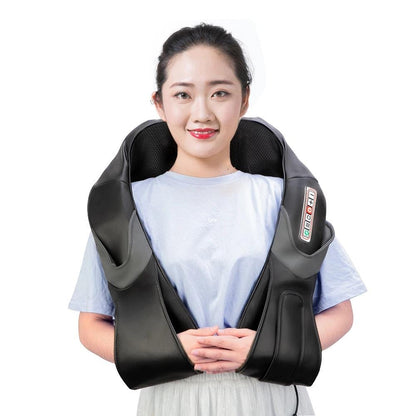 Electric Neck Massager with Heat – Portable Back and Shoulder Massage for Home and Car Use 1