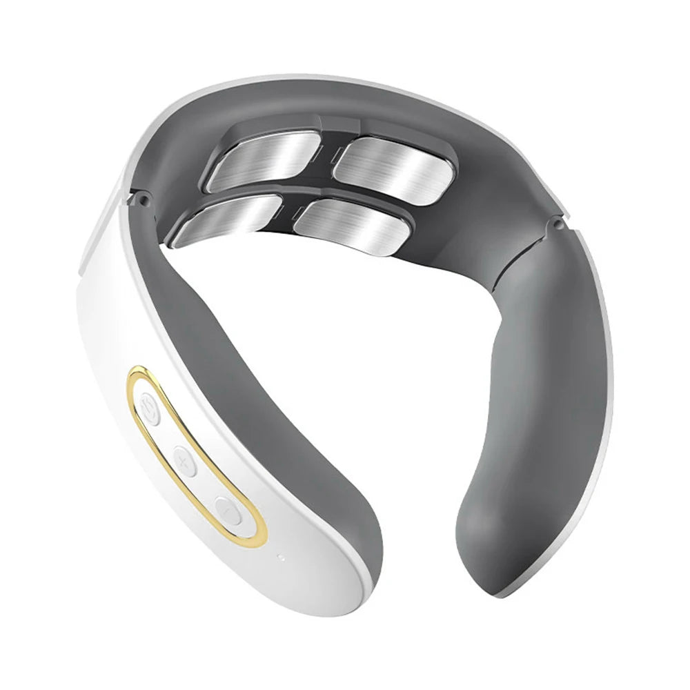 Electric Neck Massager with Heating, 9 Intensity Levels, and TENS Technology for Pain Relief and Relaxation 6
