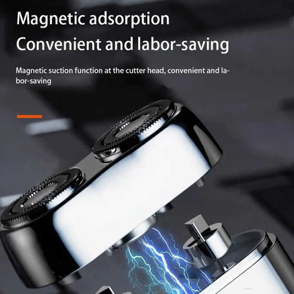 Electric Shaver with Dual Rotary System and Quick Charge – Waterproof for Wet and Dry Use 4