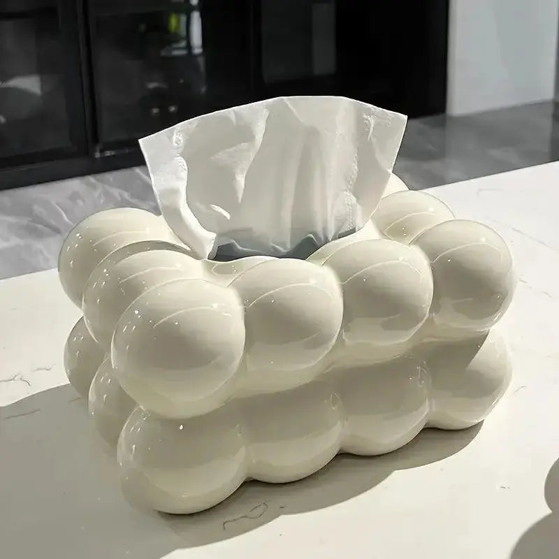 Elegant Ceramic Tissue Box for Modern Home Decor – Stylish and Functional Tissue Holder 2