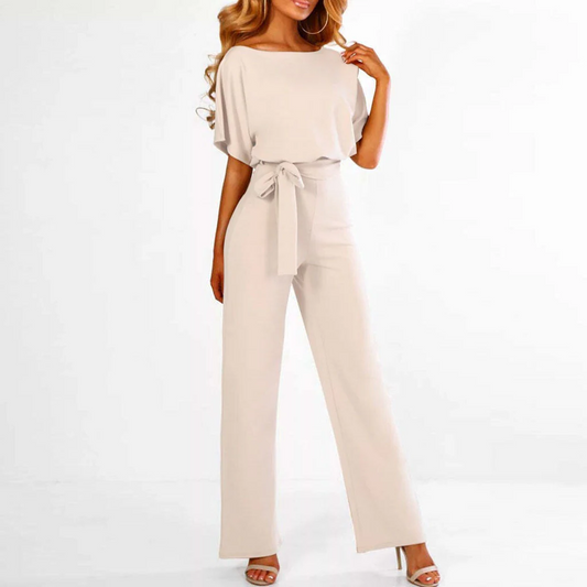 Elegant Dark Blue Women's Jumpsuit – Comfortable and Stylish for Special Occasions 0