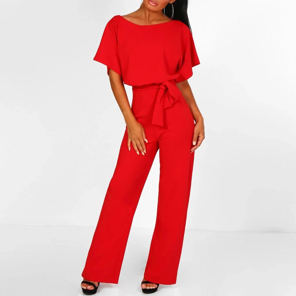 Elegant Dark Blue Women's Jumpsuit – Comfortable and Stylish for Special Occasions 3